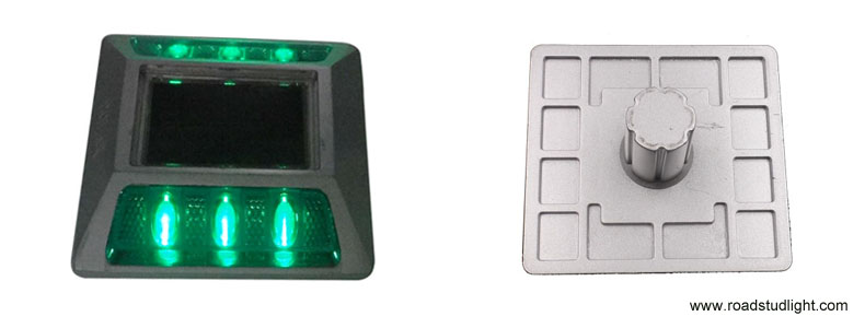 Green Reflective Studs