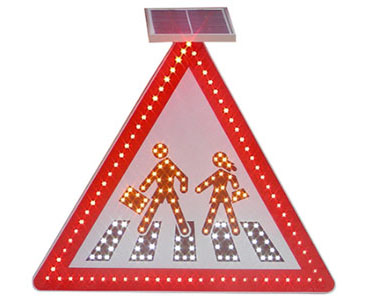 Solar Traffic Sign: Attention to Children