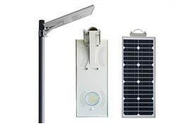 Integrated Solar LED Street Light: 15W