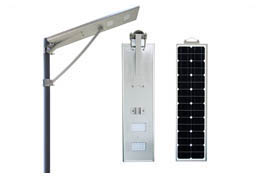 Integrated Solar LED Street Light: 40W