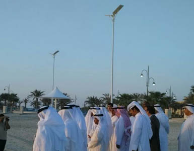 Application of all in one integrated solar street light