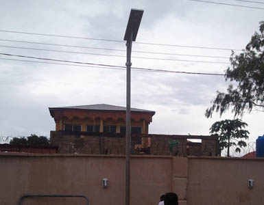 Application of all in one solar street light