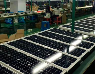 Integrated solar street light factory