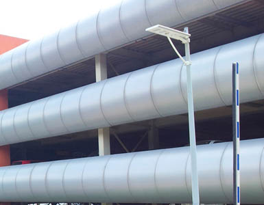 Application of all in one integrated solar street light