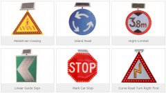 Safety Application of the Solar Traffic Signs