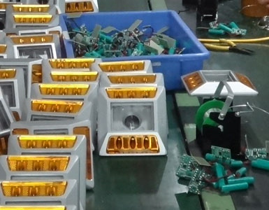 Batteries of Solar Road Studs