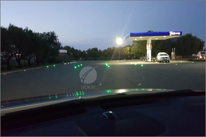 NOKIN-solar-road-stud-in-highway